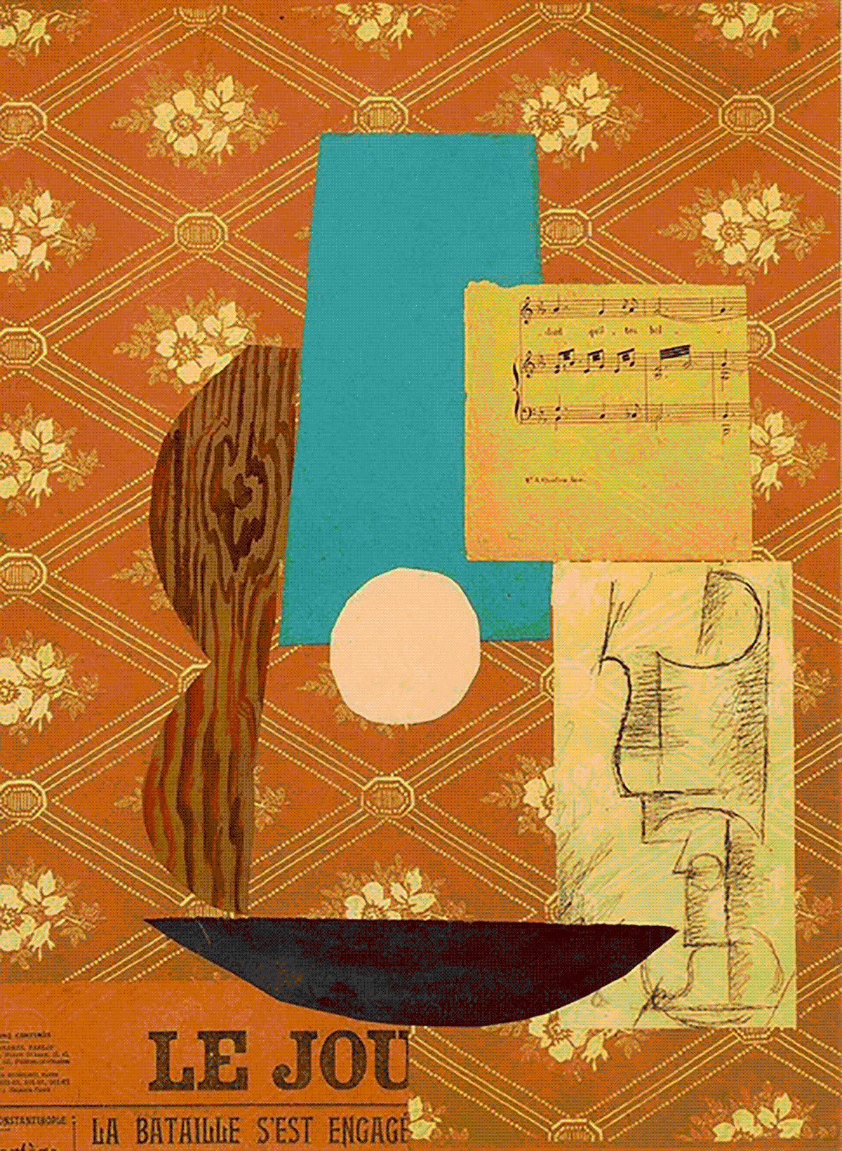 Variations: Le Journal & Guitar, Sheet Music and Glass Variations: Le Journal & Guitar, Sheet Music and Glass